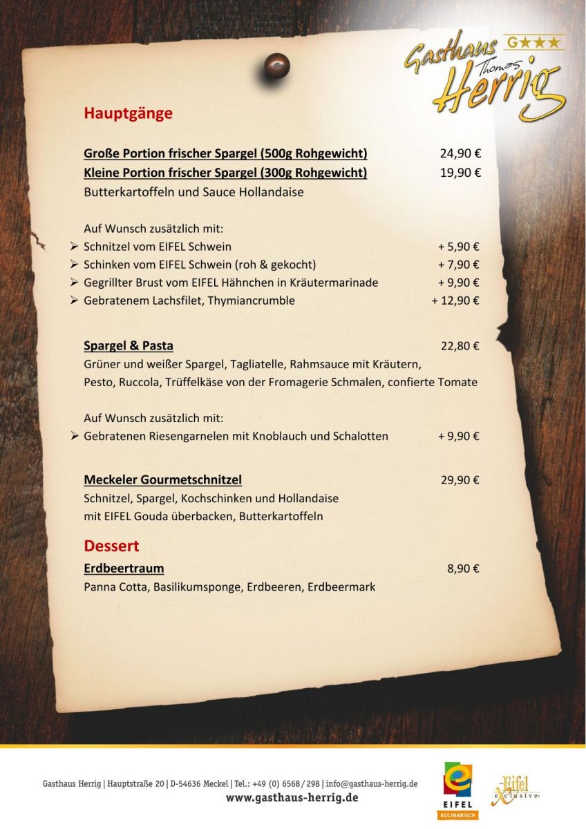 Hier gibt es Spargel ohne Ende!!!