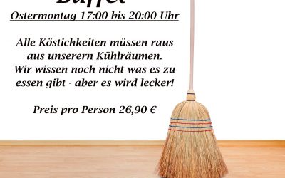 Kehraus-Buffet Ostermontag